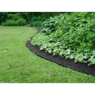 Bordure de jardin en caoutchouc recyclé - GARDEN ID Eco Border 5m H10cm - Indestructible et Flexible