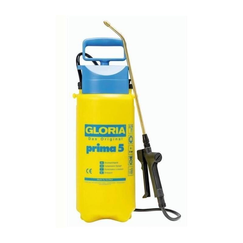 Pulvérisateur à pression GLORIA Prima 5 - 5L Jaune/Bleu