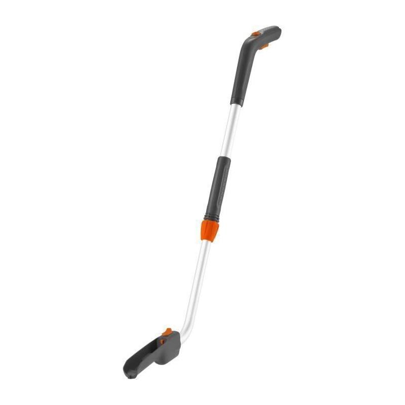 Manche télescopique + roulettes pour cisailles à gazon GARDENA - Pratique et maniable