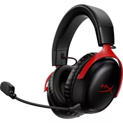 Casque Gamer Sans Fil HyperX Cloud III Noir/Rouge - Pour PC & Console