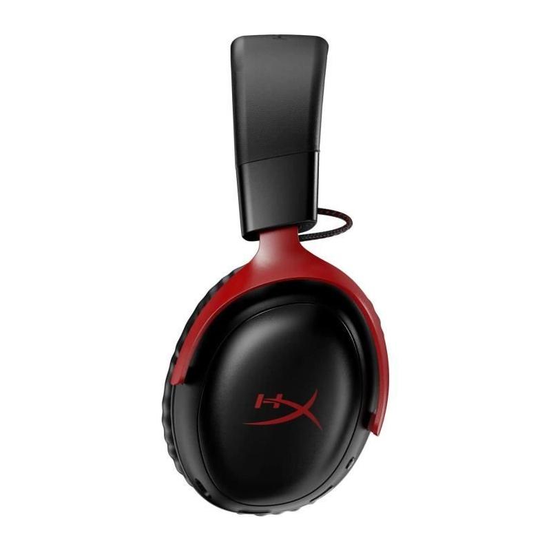 Casque Gamer Sans Fil HyperX Cloud III Noir/Rouge - Pour PC & Console
