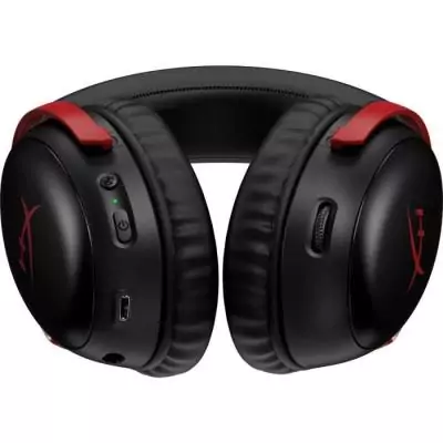 Casque Gamer Sans Fil HyperX Cloud III Noir/Rouge - Pour PC & Console