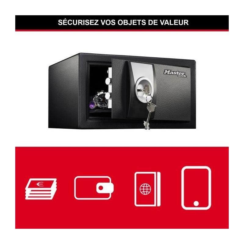 Coffre-fort à clé Master Lock X031ML - Noir - Protection pour objets de valeur