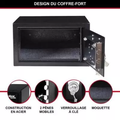 Coffre-fort à clé Master Lock X031ML - Noir - Protection pour objets de valeur