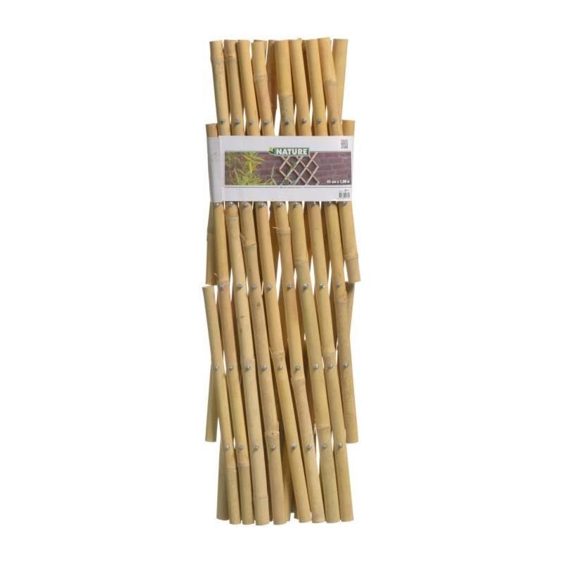 Treillis extensible en bambou - Naturel - 45 x 180 cm
