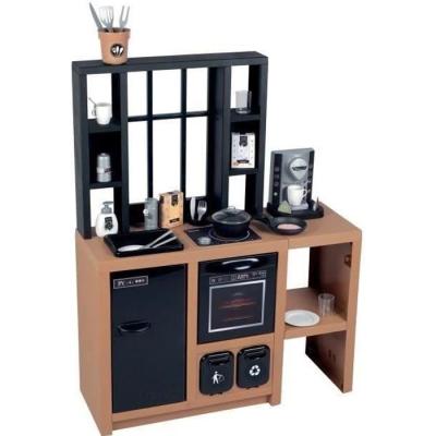 Cuisine enfant Smoby Loft 32 accessoires, design industriel • dès 3 ans