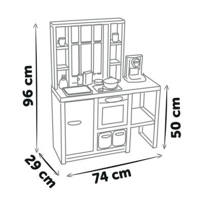 Cuisine enfant Smoby Loft 32 accessoires, design industriel • dès 3 ans