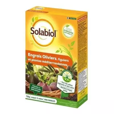 Engrais Solabiol SOLIVY750 pour Oliviers et Figuiers 750g