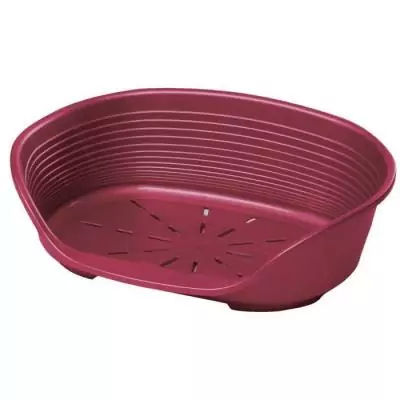 Corbeille Siesta Deluxe 10 pour chien - Bordeaux - Confortable et spacieuse