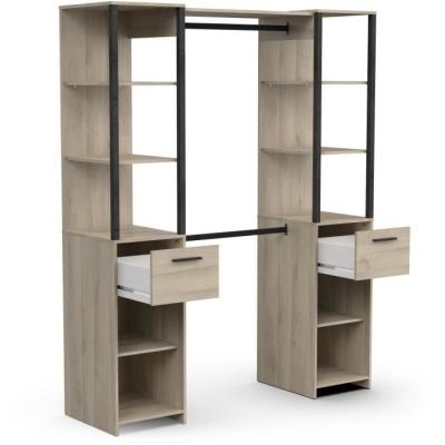 Kit dressing GARY Chene Kronberg/Noir mat - 159,8 x 49,5 x 200,3 cm - DEMEYERE