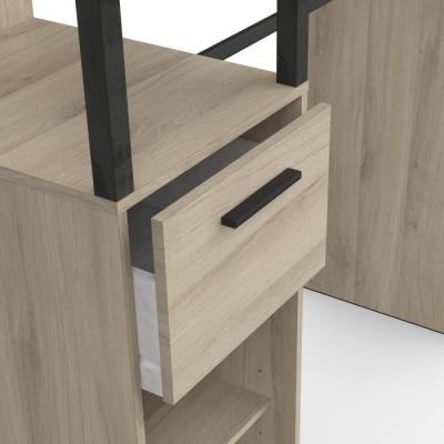 Kit dressing GARY Chene Kronberg/Noir mat - 159,8 x 49,5 x 200,3 cm - DEMEYERE