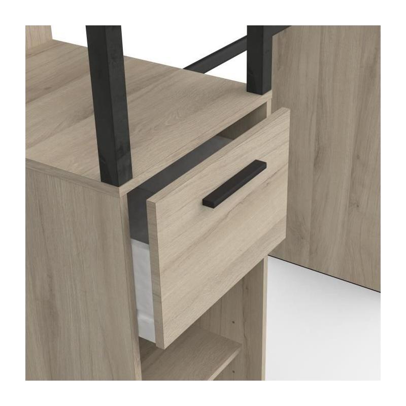 Kit dressing GARY Chene Kronberg/Noir mat - 159,8 x 49,5 x 200,3 cm - DEMEYERE