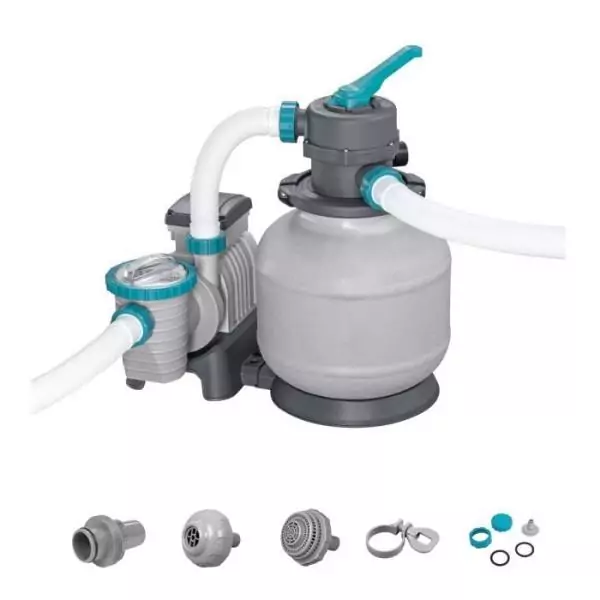 Filtre a sable / pompe de filtration pour piscine jusqu'a 54 m3- Bestway - 8 327 L/h - Avec préfiltre