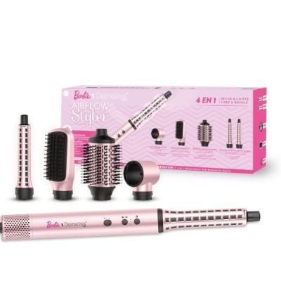Brosse soufflante DEMELISS - Edition Barbie - 3 vitesses - Rose