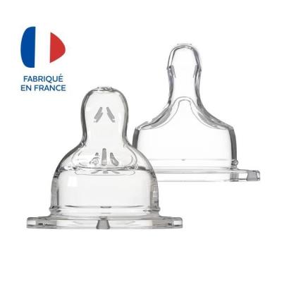 Dodie Biberon Sensation+ Anti-Coliques 2 tétines Plate Col Large