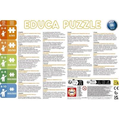 Puzzle EDUCA - Petit Ours Brun : 2 puzzles 48 pièces - 4 ans