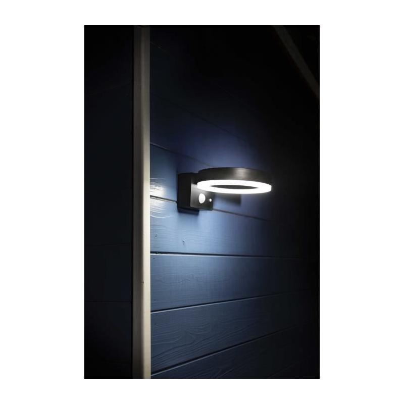 Borne solaire élégante GALIX - Éclairage puissant - Inox - H50 cm