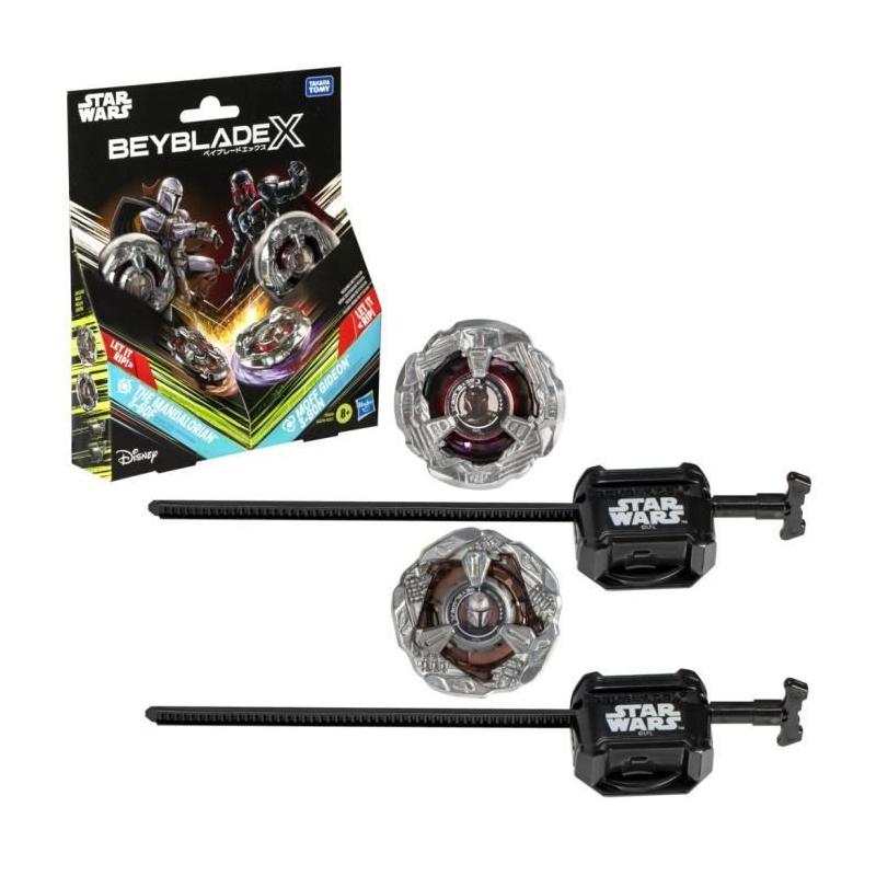 Pack de bataille Beyblade X The Mandalorian vs. Moff Gideon, Star Wars - Pour les fans dès 8 ans