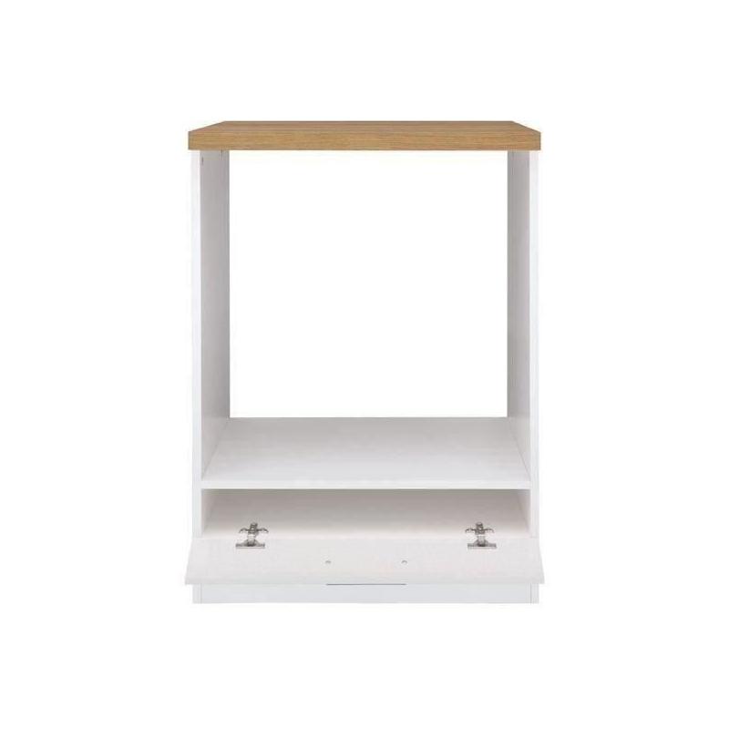 Meuble bas four 60 cm JUNONA - Blanc brillant - Compact et moderne