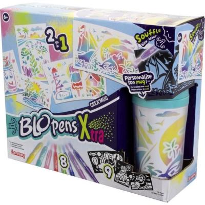 Blopens LANSAY - Créa'mug - Kit Coloriage - 9 pochoirs