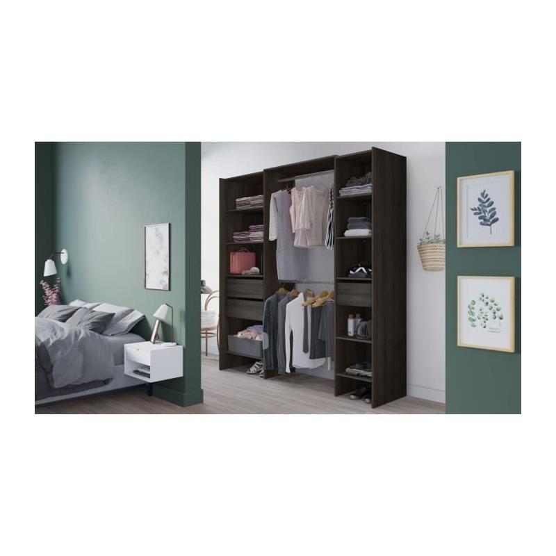 Kit dressing extensible - MIAMI Chene Waterford - 191,8 x 50 x 204,5 cm
