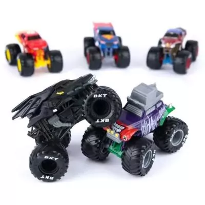 Pack de 5 véhicules DIE-CAST 1:64 DC Comics Monster Jam
