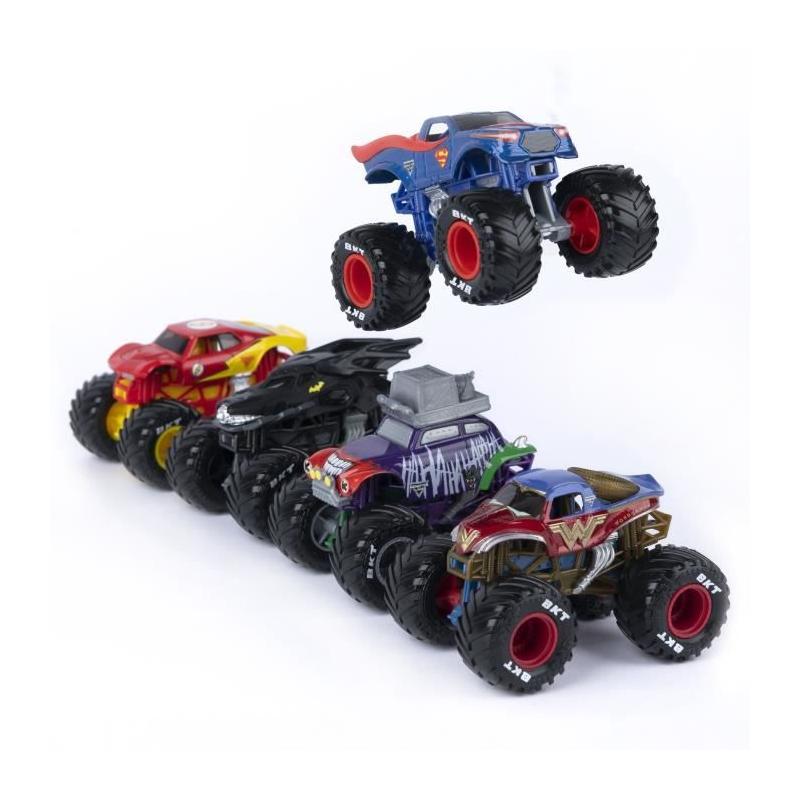 Pack de 5 véhicules DIE-CAST 1:64 DC Comics Monster Jam
