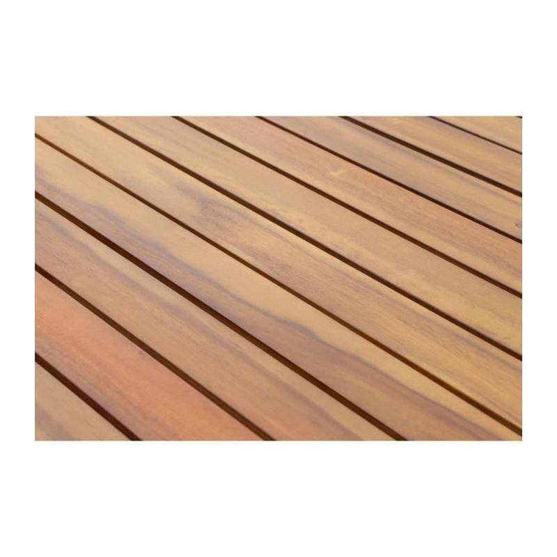 Table de jardin rectangulaire en bois d'Acacia - NAREL - 6 personnes