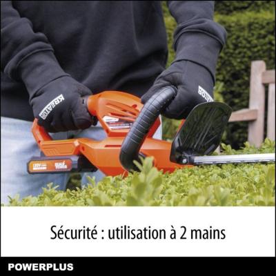 Taille-Haie Batterie Dual Power - DUAL POWER - POWDPG75320 - Lame de 580 mm