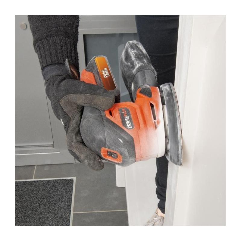 Ponceuse multifonctions 20V sans fil - DUAL POWER POWDP50200 - Orange