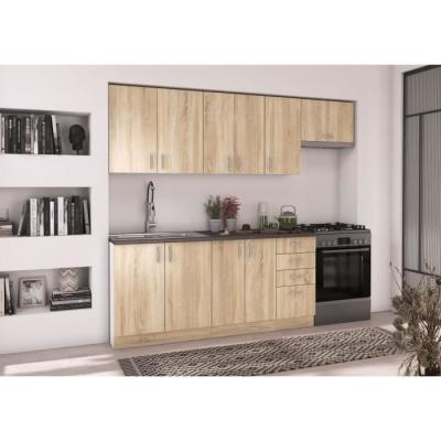 Hotte de cuisine SARA Meuble - Chêne Sonoma - L60 x P31 x H71,5 cm