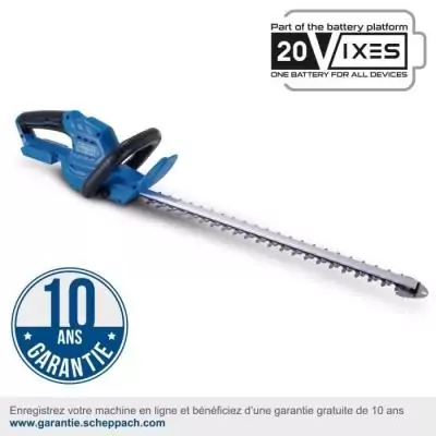 Taille-haies sans fil C-HT570-X - Coupe 51cm - SCHEPPACH 20V IXES