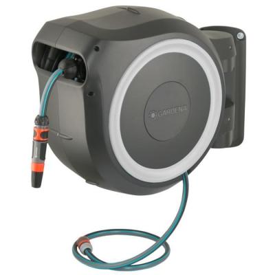 Dévidoir automatique mural GARDENA RollUp L - 30m - Ø13mm - Kit complet