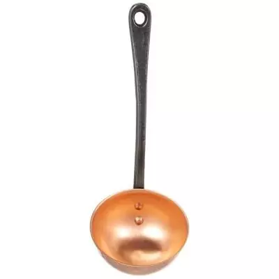 Louche en cuivre massif avec manche en fonte - BAUMALU - 11 cm Louche en cuivre massif avec manche en fonte - BAUMALU - 11 cm