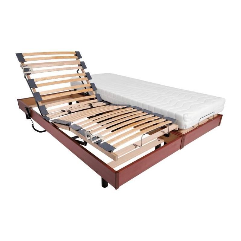 Ensemble relaxation : Matelas + sommiers électriques 2x90x200