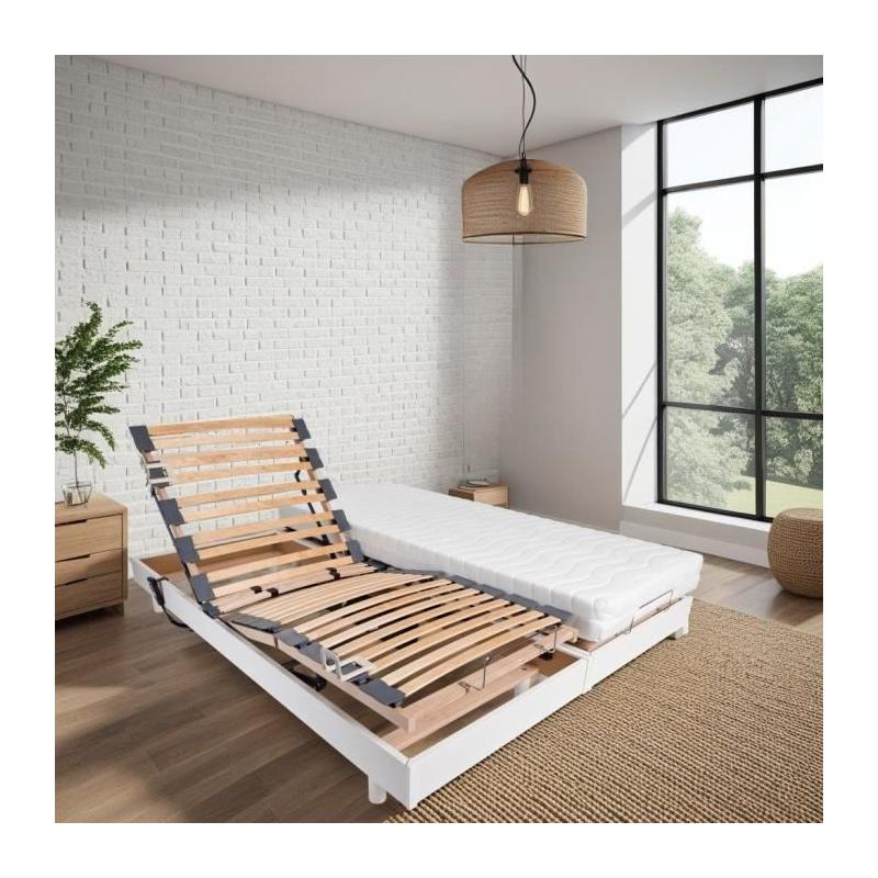 Ensemble relaxation 2x70x190 - Mousse ferme - TALCA Fabriqué en France