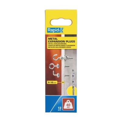 Bouchons d'expansion métalliques Ø11x37 - Lot de 12 pcs