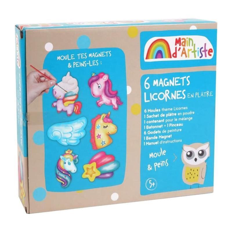 Kit de création de magnets Licorne - Loisir Créatif - MAIN D'ARTISTE - JEU DE PEINTURE