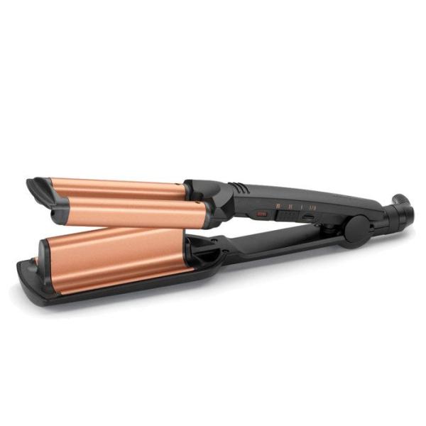 Lisseur - BaByliss - W2447E - Effet wavy, jusqu'a 200°C avec des plaques larges et ondulées en Tourmaline-céramique