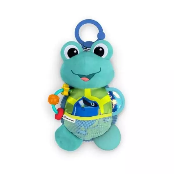BABY EINSTEIN NEPTUNE Peluche doudou bébé tortue, multisensoriel, Cadeau Noel bébé 0M+