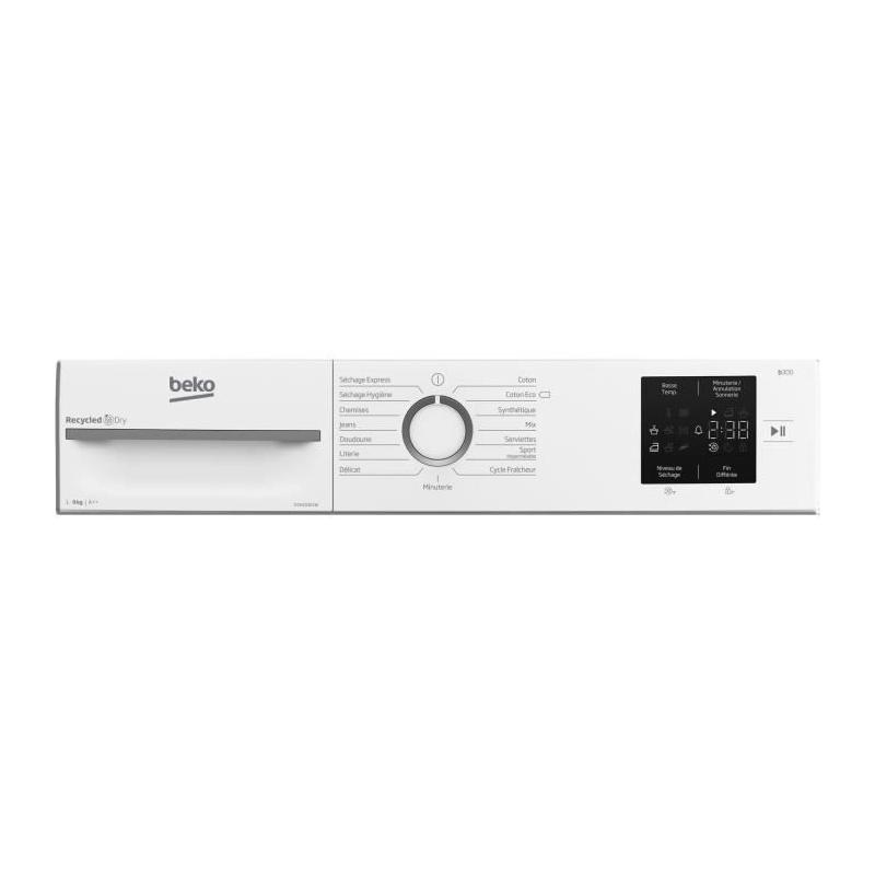 Sèche-linge Eco Sense BEKO 9 kg - Classe A++ - Blanc