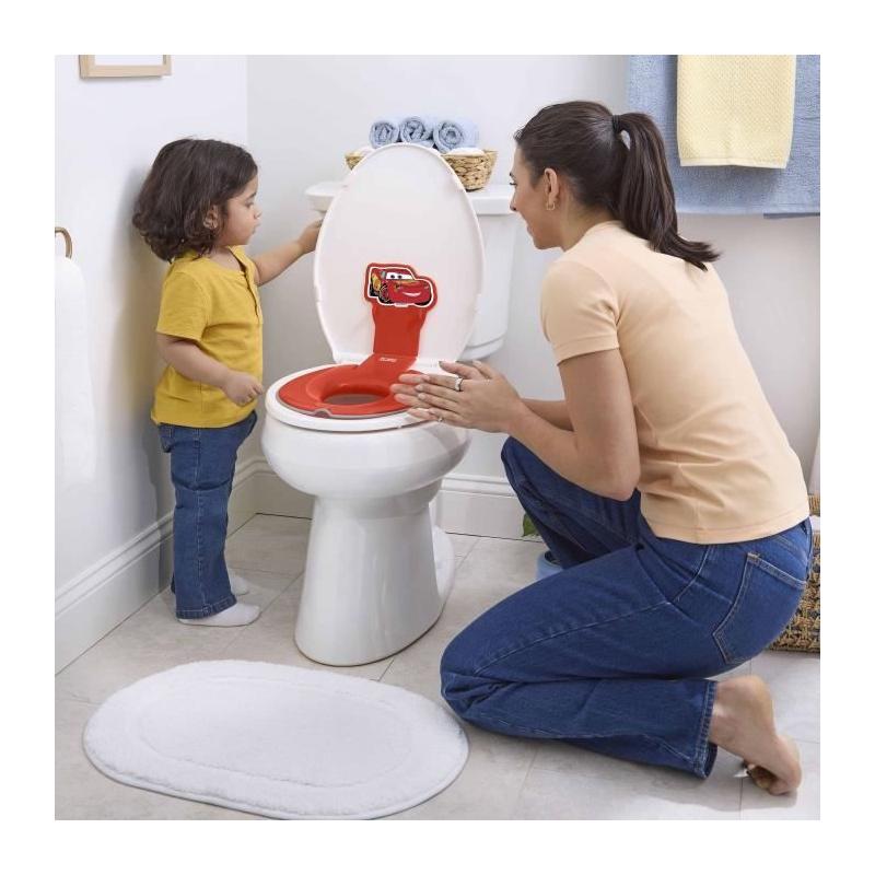 Réducteur de toilette enfant Disney Cars - Installation rapide et semi-permanente