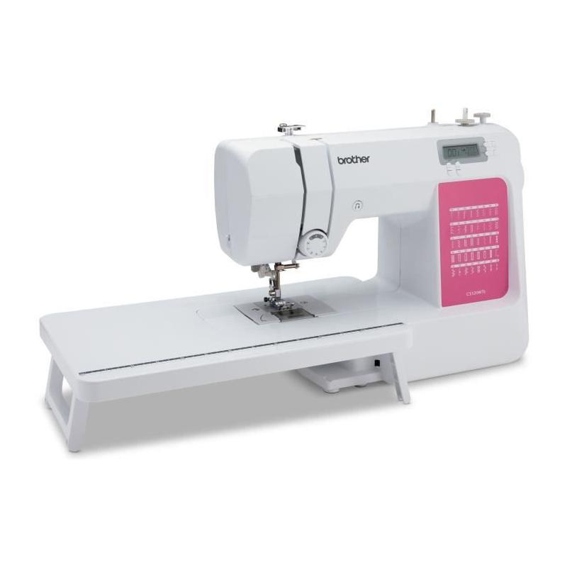 Machine à coudre électronique Brother CS120WTs - Vitesse 750 pts/mn