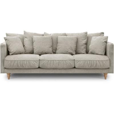 Canapé fixe 4 places CONSTANCE - Beige - Éco-responsable - Label Oeko-Tex