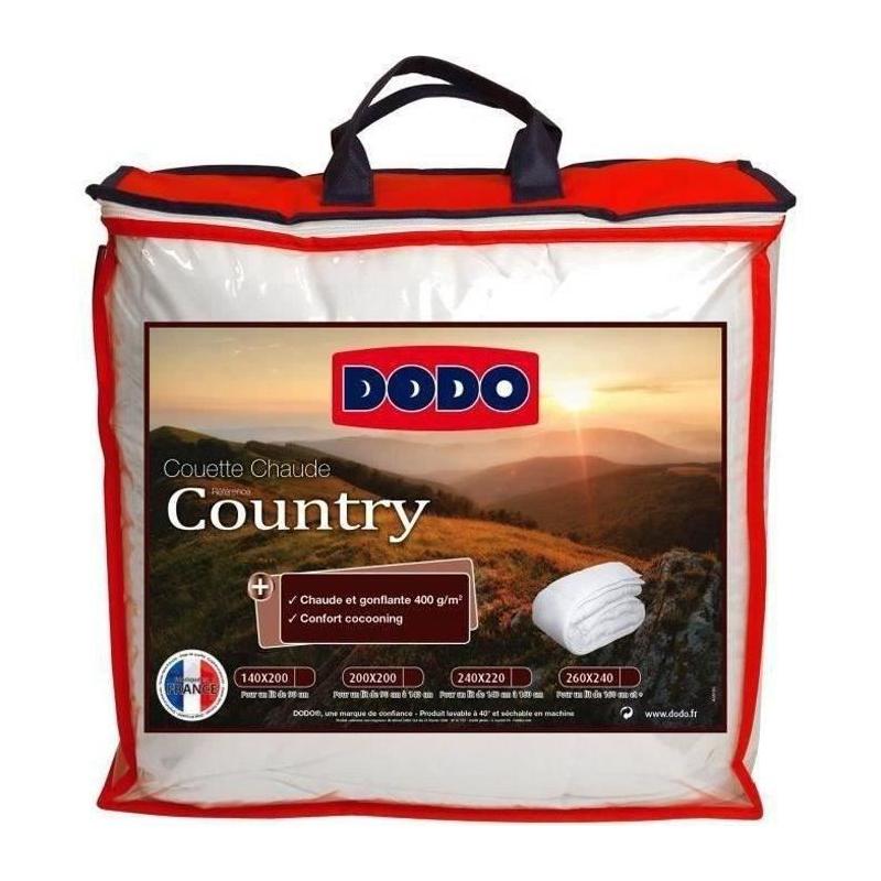 Couette chaude Country - 240 x 260 cm - Made in France