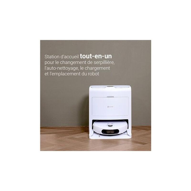 Aspirateur Robot EZVIZ RS2 avec Station - Lavage Automatique - 4000 Pa