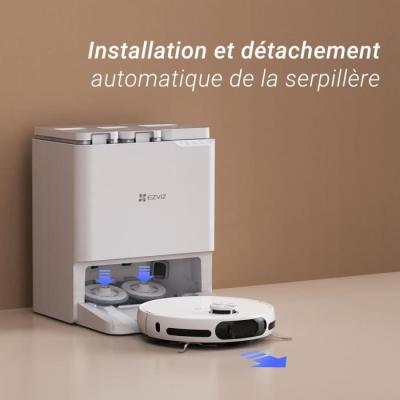 Aspirateur Robot EZVIZ RS20 Pro - Nettoyage Efficace à l'eau Chaude