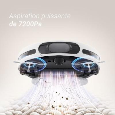 Aspirateur Robot EZVIZ RS20 Pro - Nettoyage Efficace à l'eau Chaude