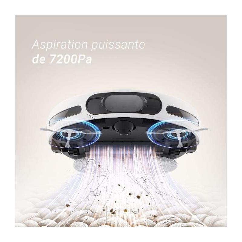 Aspirateur Robot EZVIZ RS20 Pro - Nettoyage Efficace à l'eau Chaude