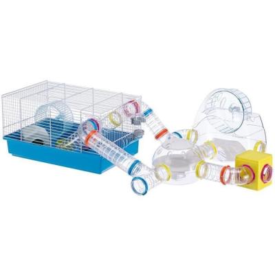 Cage FERPLAST PAULA TUBE LINE - Compact et Bleu